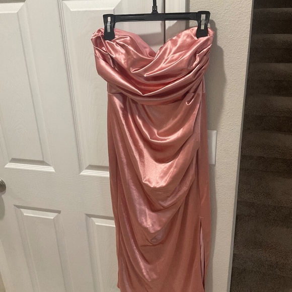 Strapless Midi Dress - Picture 1 of 2